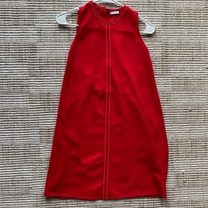 Zara Red Sleeveless Dress